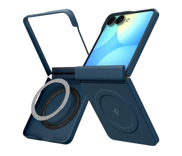 Spigen Air Skin Aramid MagSafe do Samsung Galaxy Z Flip8 navy - 1571726 - zdjęcie 2